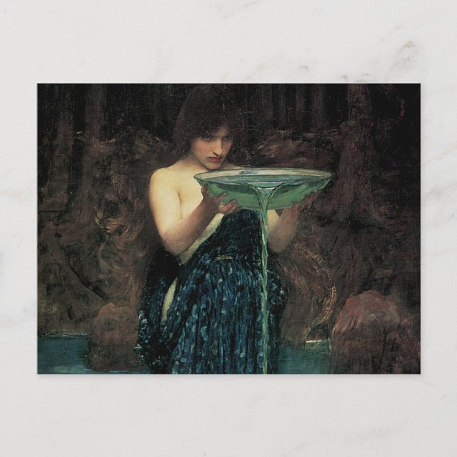 Circe Invidiosa von John William Waterhouse Postkarte (Vorderseite)