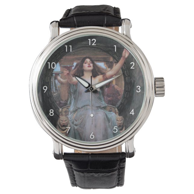 Circe Odysseus, Wasserhaus Armbanduhr (Vorderseite)