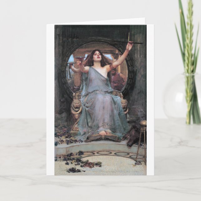 Circe Odysseus, Wasserhaus Karte (Vorderseite)