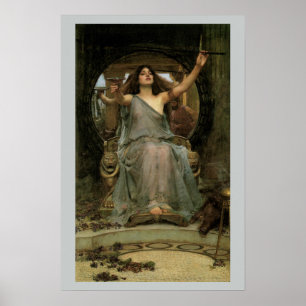 Circe Offering the Cup für Ulysses durch JW Waterh Poster
