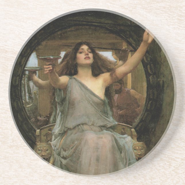 Circe Offering the Cup für Ulysses durch JW Waterh Untersetzer (Vorne)