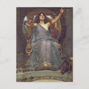 Circe Offering the Cup John William Waterhouse Postkarte
