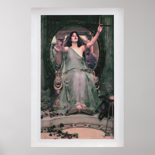 Circe Offering the Cup to Ulysses by John William Poster (Vorne)