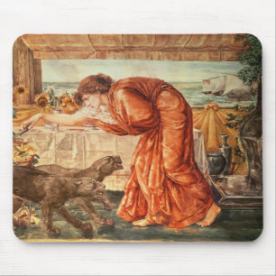 Circe strömendes Gift in einen Vase Mousepad