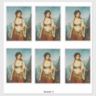 Circe von Jean Jules Bardin (1875) Aufkleber