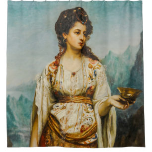 Circe von Jean Jules Bardin (1875) Duschvorhang