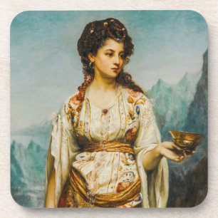 Circe von Jean Jules Bardin (1875) Getränkeuntersetzer