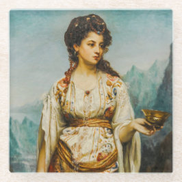 Circe von Jean Jules Bardin (1875) Glasuntersetzer