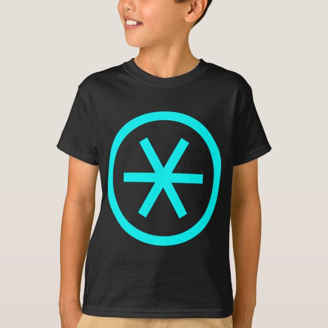 Circlated Asterisk T-Shirt (Vorderseite)