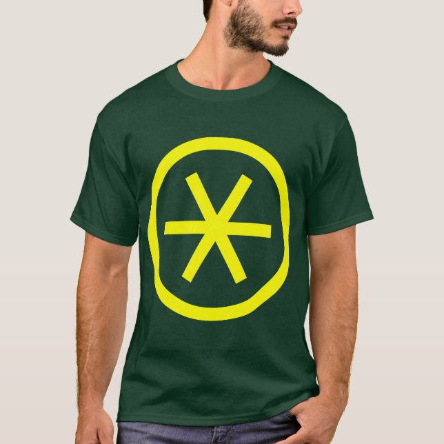 Circlated Asterisk T-Shirt (Vorderseite)