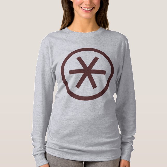 Circlated Asterisk T-Shirt (Vorderseite)