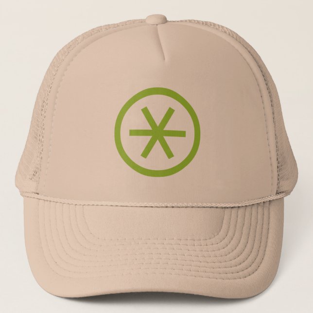 Circlated Asterisk Truckerkappe (Vorderseite)