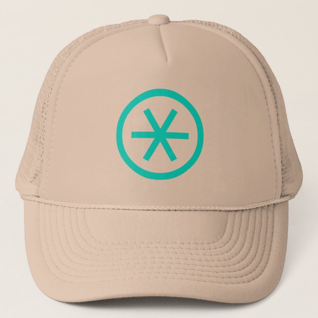 Circlated Asterisk Truckerkappe (Vorderseite)