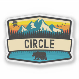 Circle, Alaska Aufkleber