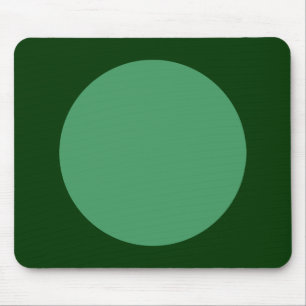 Circle - Army Green und Dk Green Mousepad
