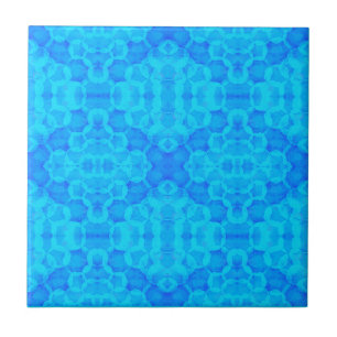Circle Blobs Ocean Blue Water Tones Fliese