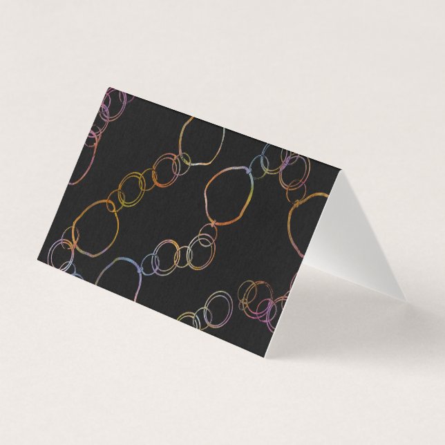 Circle Chain Rainbow Card (Vorderseite)