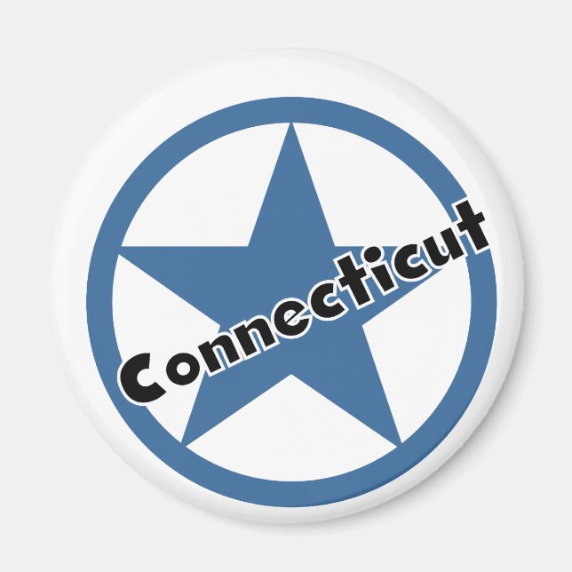 Circle Connecticut Magnet (Vorne)