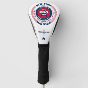 Circle Custom Golf Head Cover von New York Staat Headcover