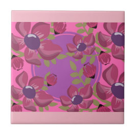 Circle Dot Florah Tile Design Fliese