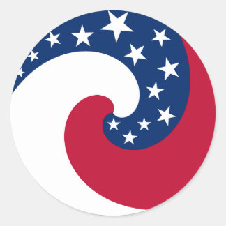 Circle Flag Aufkleber