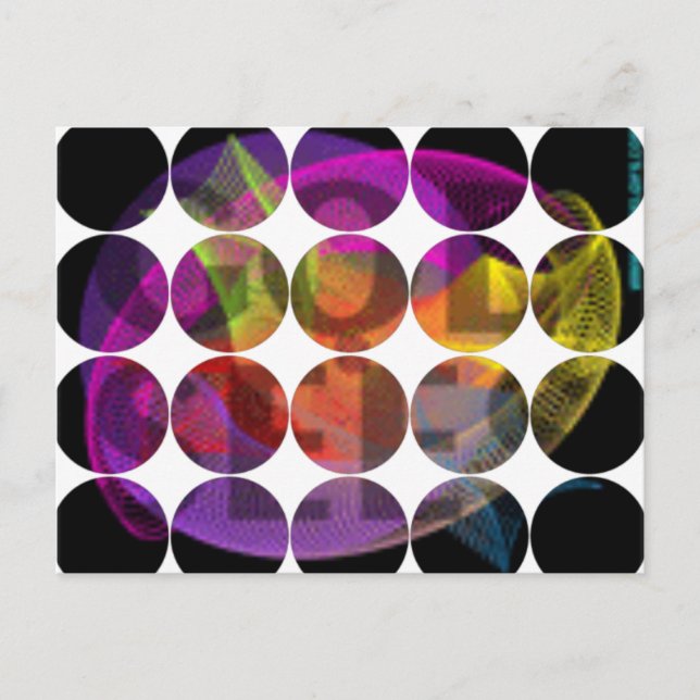 Circle Foto Postkarte (Vorderseite)