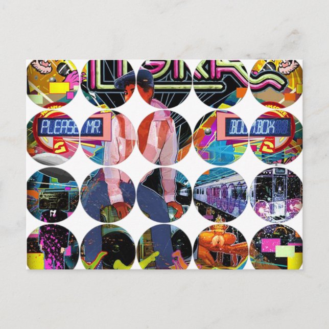 Circle Foto Postkarte (Vorderseite)