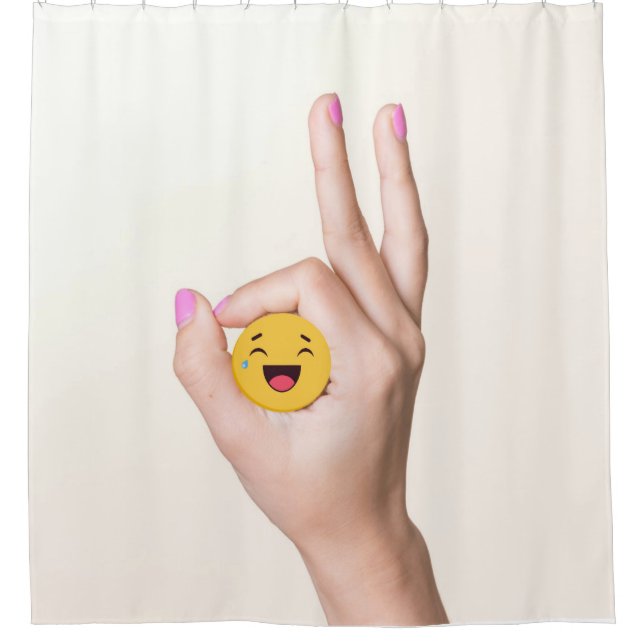 Circle Game Ok Got Duschvorhang (Vorderseite)