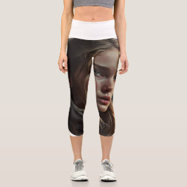 Circle girl capri leggings