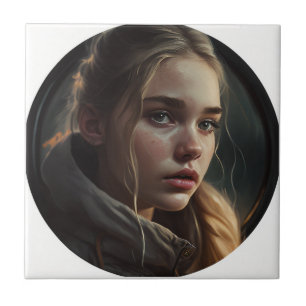 Circle girl fliese
