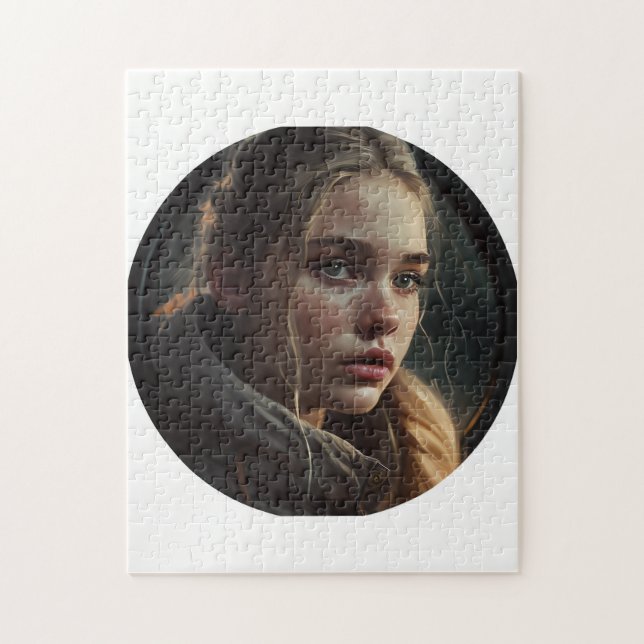Circle girl puzzle (Vertikal)