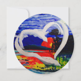 Circle Greeting Card Feiertagskarte