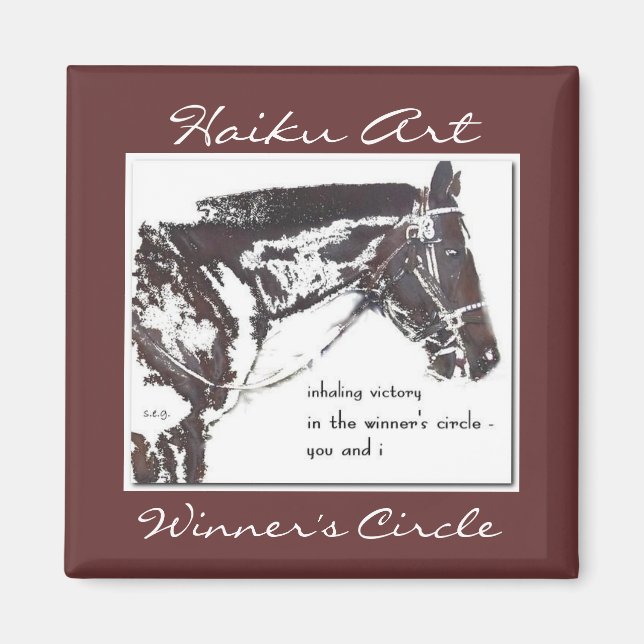 Circle Haiku Art Magnet Sieger (Vorne)