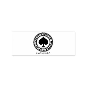 Circle Herz Black Spade Thunder_Cove Gummistempel