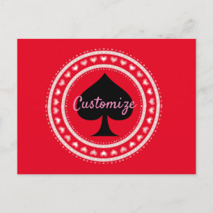 Circle Herz Black Spade Thunder_Cove Postkarte