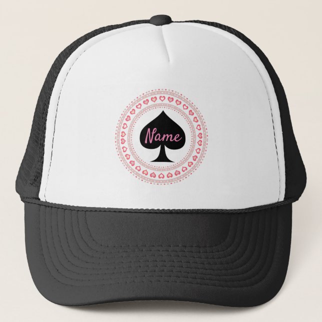 Circle Herz Black Spade Thunder_Cove Truckerkappe (Vorderseite)