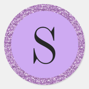 Circle Initial Sticker