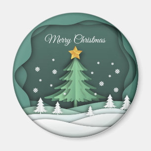 Circle Magnet "Frohe Weihnachten"