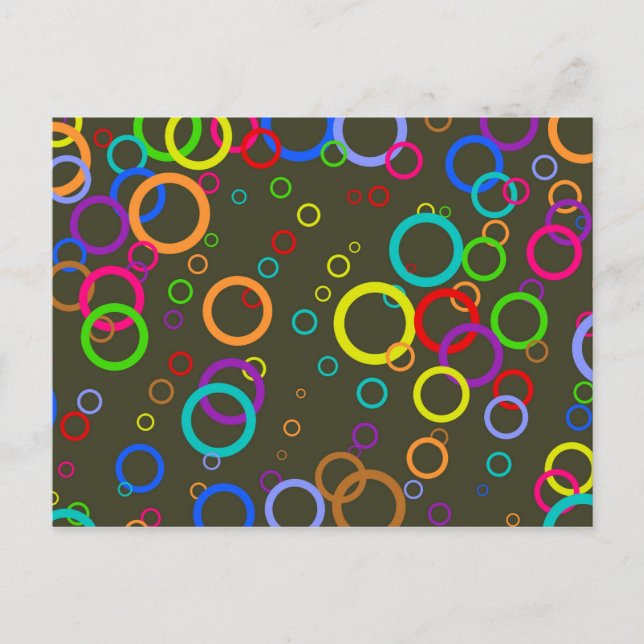 Circle Manie Postkarte (Vorderseite)