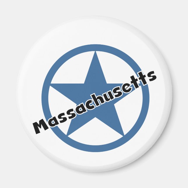Circle Massachusetts Magnet (Vorne)