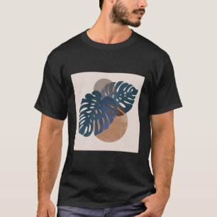 Circle Monstera Leaf T-Shirt