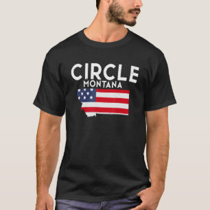 Circle Montana USA Staat America Travel Montana T-Shirt