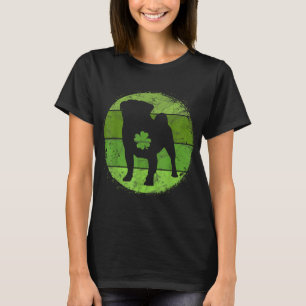 Circle Mops Irish Kleeblatt Puggle Dog St Patrick' T-Shirt