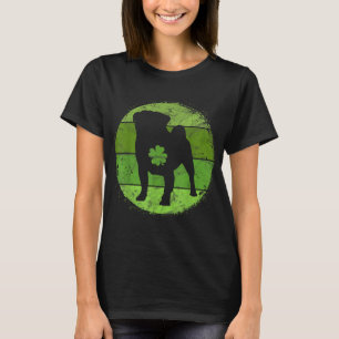 Circle Mops Irish Kleeblatt Puggle Dog St Patrick' T-Shirt