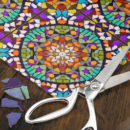 Circle Mosaic - 3D-Effekt - Decoupage Crafting Seidenpapier