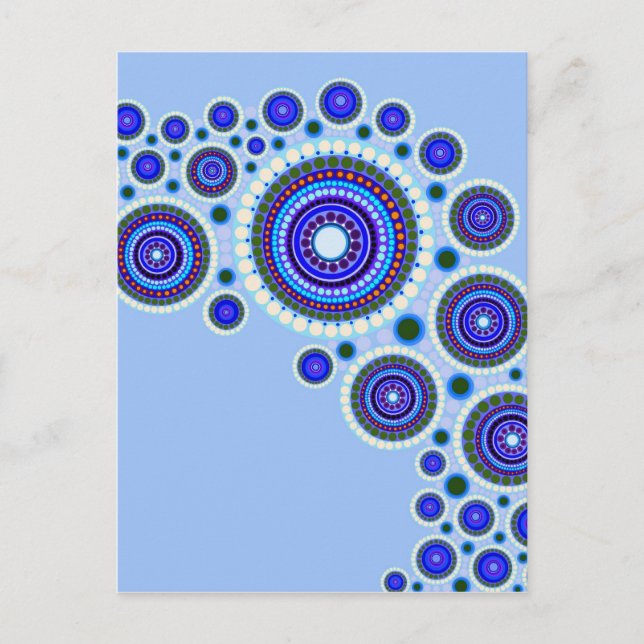 Circle Motif #117 Postkarte (Vorderseite)