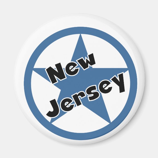 Circle New Jersey Magnet (Vorne)