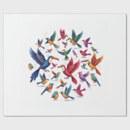 Circle of Flight - Harmony in Motion Geschenkpapier