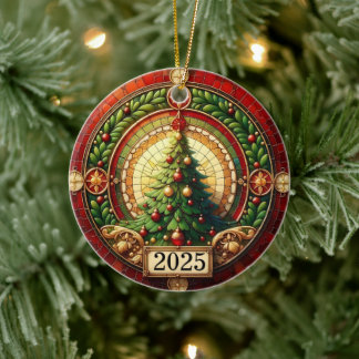 Circle of Light – Christmas Tree Blessing 2025” Keramik Ornament