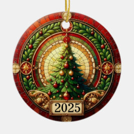Circle of Light – Weihnachtsbaum-Segen 2025” Keramik Ornament